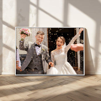 CSTM914-MGV-CV-36X24-Framed Create Your Canvas Print - Personalized Wall Art for Home Decor Wall Art Print, Create Your Own Photo Canvas Print