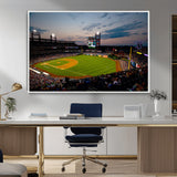 17415-MGV-FC-36X24_White-Philadelphia Phillies Stadium Wall Art Canvas Print, Framed Citizens Bank Park Art Picture Print, Phillies Stadium Field Perfect
