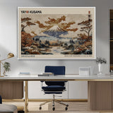 11778299-MGV-CV-36X24-Japanese Landscape Wall Art – Mount Fuji Canvas Print, Asian Inspired Nature Decor for Living Room, Bedroom, Office or Studio
