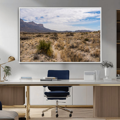 21606563-MGV-CV-36X24-Desert Mountain Wall Art – Southwest Landscape Photography Canvas Print, Rustic Nature Artwork Scenic Western Decor for Living