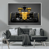 62882-MGV-CV-36X24-Renault F1 Racing Car Print - High-Performance Formula 1 Motorsport Wall Art, Perfect Gift for Racing Fans and Car Enthusiasts