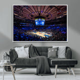 20491-MGV-CV-36X24-Madison Square Garden Wall Art Canvas Print, Framed New York Stadium Art Picture Print, MSG Stadium Perfect Sport Room Decor