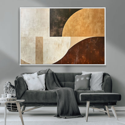 15030-MGV-CV-36X24-Wabi Sabi Wall Art Canvas Print, Framed Modern Abstract Art Picture Print, Minimalist Zen Perfect Minimalist Modern Decor Artwork