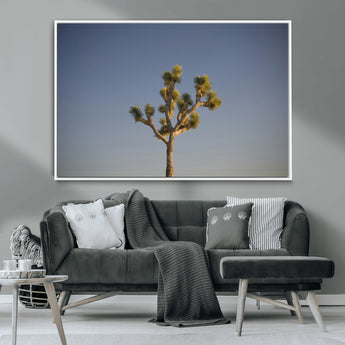 54552043-MGV-CV-36X24-Joshua Tree Art Wall Art Canvas Print, Framed Desert Landscape Art Picture Print, Southwestern Nature Perfect Southwestern Boho