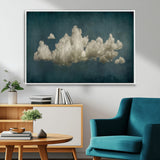 18162-MGV-FC-36X24_White-Ethereal Cloud Wall Art – Panoramic Sky Canvas Print, Dreamy Atmospheric Decor for Bedroom, Living Room or Office