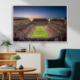 17421-MGV-CV-36X24-Kyle Field Wall Art Canvas Print, Framed Texas Stadium Art Picture Print, Kyle Field Stadium Perfect Sport Room Decor Artwork