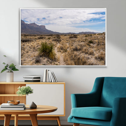 21606563-MGV-CV-36X24-Desert Mountain Wall Art – Southwest Landscape Photography Canvas Print, Rustic Nature Artwork Scenic Western Decor for Living
