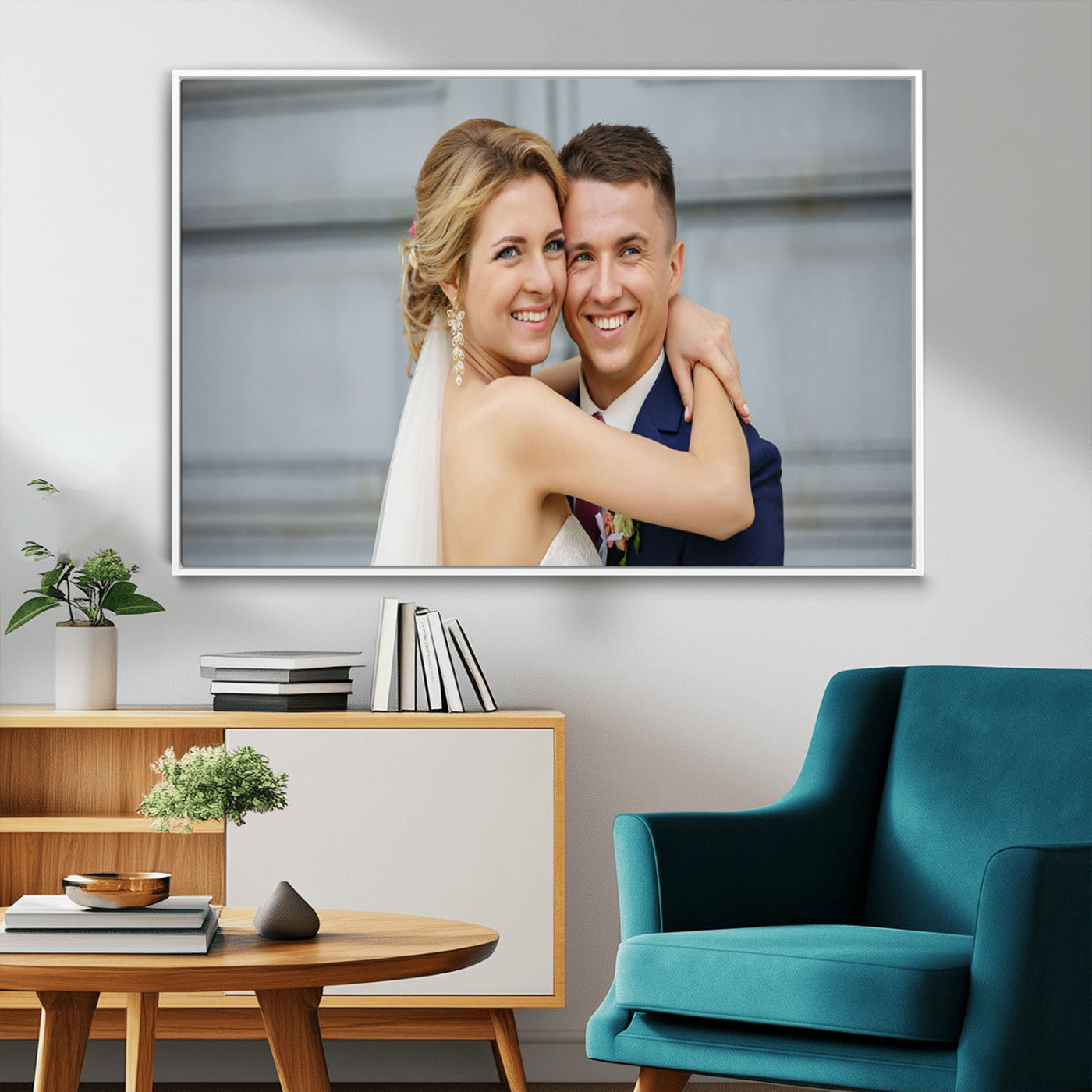 CSTM6030-MGV-FC-36X24_White-Custom Canvas Wall Art – Personalized Photo Print for Wedding, Anniversary or Gift, Ready to Hang Canvas for Home Decor