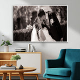 CSTM6030-MGV-CV-36X24-Custom Wedding Photo Print - Custom Wall Art Picture Print, Create Your Own Photo Canvas Print