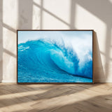 13117-MGV-CV-36X24-Ocean Wave Wall Art – Dynamic Blue Surf Canvas Print, Coastal Beach Decor for Living Room, Bathroom, Office, or Beach House