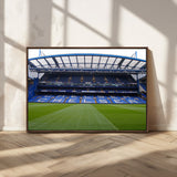 59508-MGV-CV-36X24-Chelsea Stadium Wall Art – Stamford Bridge Football Arena Canvas Print, Iconic Soccer Artwork for Living Room, Office, Game Room