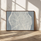 25547-MGV-CV-36X24-Tree Ring Wall Art Canvas Print, Framed Linocut Tree Ring Art Picture Print, Wood Texture Perfect Minimalist Farmhouse Decor