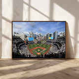 87122-MGV-CV-36X24-Petco Park Field Wall Art Canvas Print, Framed San Diego Stadium Art Picture Print, Petco Park Stadium Perfect Sport Room Decor