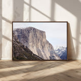 74506434-MGV-FC-36X24_Walnut-El Capitan Wall Art Canvas Print, Framed Yosemite Cliff Art Picture Print, Sierra Nevada Perfect Sierra Minimalism Decor Artwork