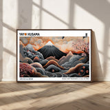 63125329-MGV-CV-36X24-Japanese Mt Fuji Wall Art – Surreal Ukiyo e Style Cherry Blossom Poster, Swirling Cloud Landscape Print, Modern Oriental Asian