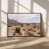 20681831-MGV-FC-36X24_Walnut-Desert Landscape Wall Art – Southwestern Mountain Canvas Print, Rustic Western Nature Photography Decor for Living Room, Office,