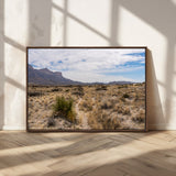 21606563-MGV-CV-36X24-Desert Mountain Wall Art – Southwest Landscape Photography Canvas Print, Rustic Nature Artwork Scenic Western Decor for Living