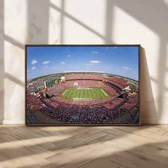 29492070-MGV-CV-36X24-William Brice Stadium Canvas Wall Art – Football Game, Stadium Crowd, Fans, Energy, Team Spirit, Daytime Outdoor Event Print for