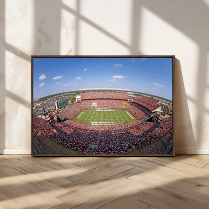29492070-MGV-CV-36X24-William Brice Stadium Canvas Wall Art – Football Game, Stadium Crowd, Fans, Energy, Team Spirit, Daytime Outdoor Event Print for