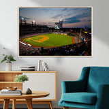 17415-MGV-FC-36X24_Natural-Philadelphia Phillies Stadium Wall Art Canvas Print, Framed Citizens Bank Park Art Picture Print, Phillies Stadium Field Perfect