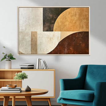 15030-MGV-CV-36X24-Wabi Sabi Wall Art Canvas Print, Framed Modern Abstract Art Picture Print, Minimalist Zen Perfect Minimalist Modern Decor Artwork