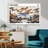 80111817-MGV-CV-36X24-Japanese Landscape Wall Art – Mount Fuji Autumn Canvas Print, Asian Inspired Nature Decor for Living Room, Bedroom, Office or