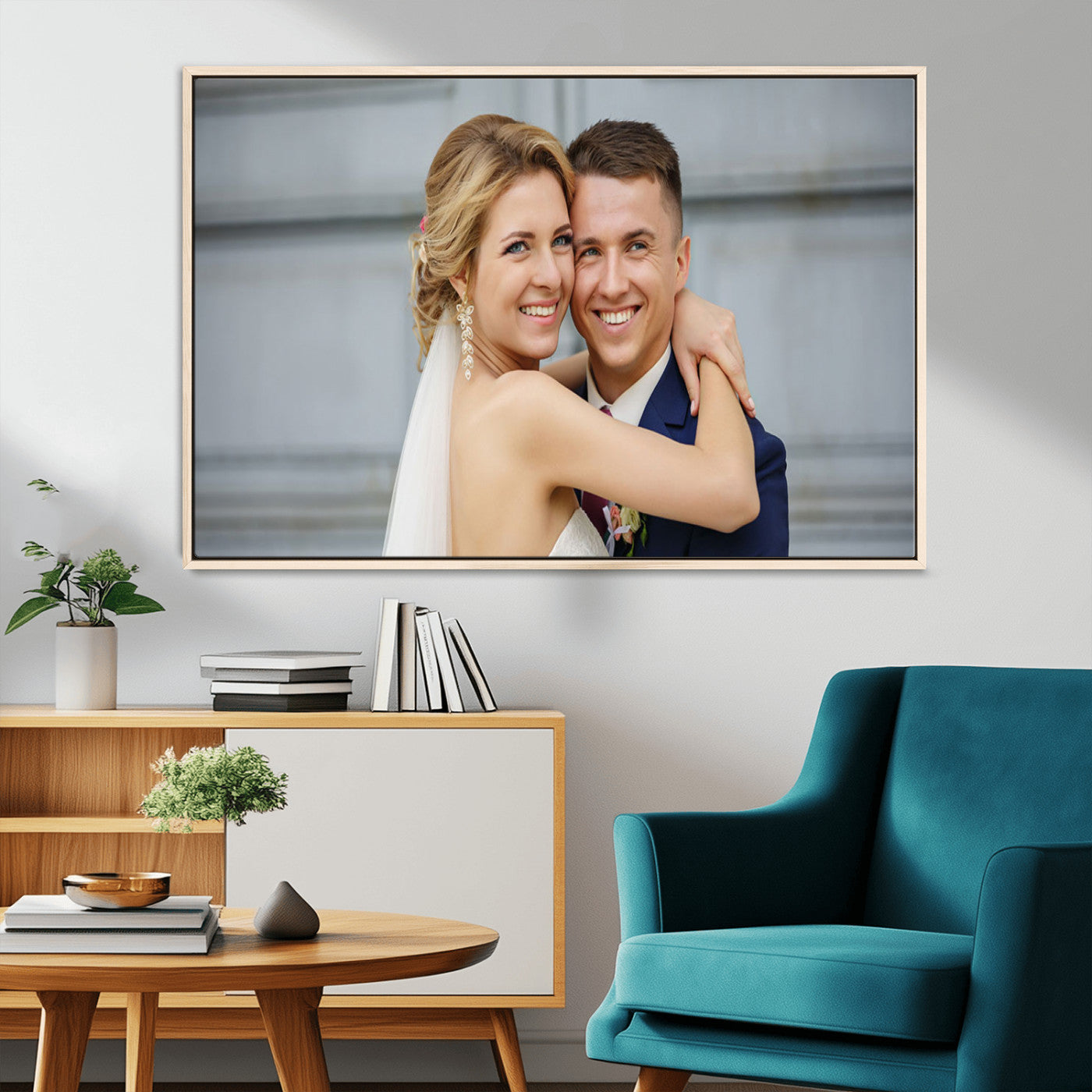 CSTM6030-MGV-CV-36X24-Custom Canvas Wall Art – Personalized Photo Print for Wedding, Anniversary or Gift, Ready to Hang Canvas for Home Decor