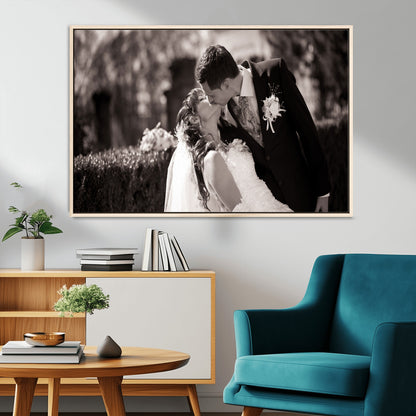 CSTM6030-MGV-CV-36X24-Custom Wedding Photo Print - Custom Wall Art Picture Print, Create Your Own Photo Canvas Print