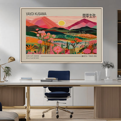 18304-MGV-FC-36X24_Natural-Sunset Mountain Landscape Wall Art – Panoramic Abstract Nature Canvas Print, Vibrant Wall Decor for Living Room, Bedroom, Office,
