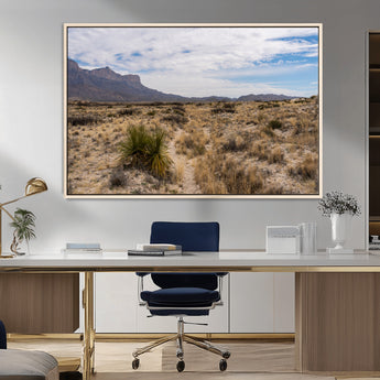 21606563-MGV-FC-36X24_Natural-Desert Mountain Wall Art – Southwest Landscape Photography Canvas Print, Rustic Nature Artwork Scenic Western Decor for Living