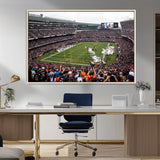 18347149-MGV-CV-36X24-Soldier Field Wall Art – Chicago Bears Football Stadium Canvas Print, Game Day Sports Decor for Man Cave, Bar, Office, or Living