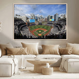 87122-MGV-CV-36X24-Petco Park Field Wall Art Canvas Print, Framed San Diego Stadium Art Picture Print, Petco Park Stadium Perfect Sport Room Decor