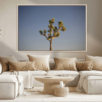 54552043-MGV-CV-36X24-Joshua Tree Art Wall Art Canvas Print, Framed Desert Landscape Art Picture Print, Southwestern Nature Perfect Southwestern Boho