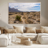21606563-MGV-CV-36X24-Desert Mountain Wall Art – Southwest Landscape Photography Canvas Print, Rustic Nature Artwork Scenic Western Decor for Living