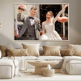 CSTM914-MGV-CV-36X24-Framed Create Your Canvas Print - Personalized Wall Art for Home Decor Wall Art Print, Create Your Own Photo Canvas Print