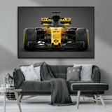 62882-MGV-CV-36X24-Renault F1 Racing Car Print - High-Performance Formula 1 Motorsport Wall Art, Perfect Gift for Racing Fans and Car Enthusiasts