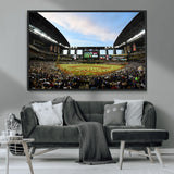 92672-MGV-FC-36X24_Black-Chase Field Stadium Wall Art Canvas Print, Framed Arizona Stadium Art Picture Print, Chase Stadium Perfect Sports Room Decor
