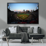 67670-MGV-FC-36X24_Black-PNC Park Stadium Wall Art Canvas Print, Framed Pittsburgh Pirates Stadium Art Picture Print, PNC Park Field Perfect Sport Room