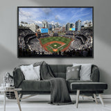 87122-MGV-CV-36X24-Petco Park Field Wall Art Canvas Print, Framed San Diego Stadium Art Picture Print, Petco Park Stadium Perfect Sport Room Decor