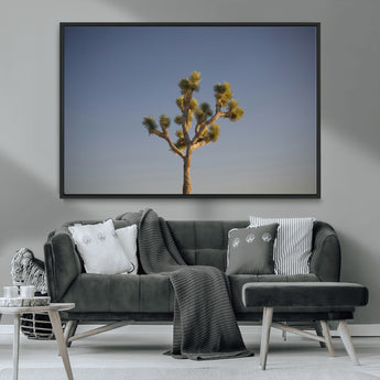 54552043-MGV-CV-36X24-Joshua Tree Art Wall Art Canvas Print, Framed Desert Landscape Art Picture Print, Southwestern Nature Perfect Southwestern Boho