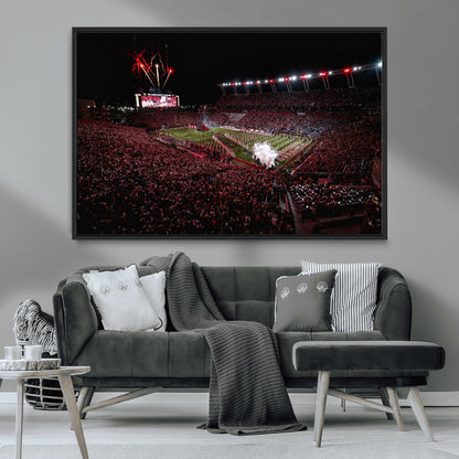 60690191-MGV-FC-36X24_Black-William Brice Stadium Wall Art – Baseball Artwork Print for Game Room, Basement, Dorm or Office Wall Decor