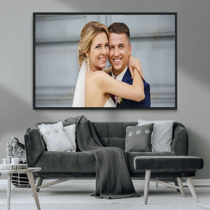 CSTM6030-MGV-CV-36X24-Custom Canvas Wall Art – Personalized Photo Print for Wedding, Anniversary or Gift, Ready to Hang Canvas for Home Decor