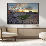 38807-MGV-CV-36X24-Beaver Stadium Wall Art Canvas Print, Framed Beaver Stadium Field Art Picture Print, Football Stadium Perfect Sport Room Decor