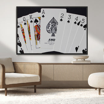 56787-MGV-CV-36X24-Playing Cards – Classic Poker Deck with Spades, Standard Size Durable Casino Quality Card Set for Magic Tricks, Blackjack, Bridge,