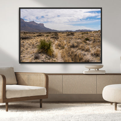 21606563-MGV-CV-36X24-Desert Mountain Wall Art – Southwest Landscape Photography Canvas Print, Rustic Nature Artwork Scenic Western Decor for Living