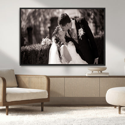 CSTM6030-MGV-CV-36X24-Custom Wedding Photo Print - Custom Wall Art Picture Print, Create Your Own Photo Canvas Print