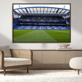 59508-MGV-CV-36X24-Chelsea Stadium Wall Art – Stamford Bridge Football Arena Canvas Print, Iconic Soccer Artwork for Living Room, Office, Game Room