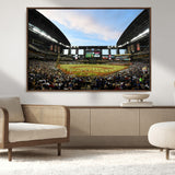 92672-MGV-CV-36X24-Chase Field Stadium Wall Art Canvas Print, Framed Arizona Stadium Art Picture Print, Chase Stadium Perfect Sports Room Decor
