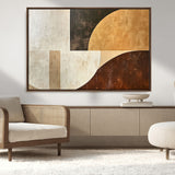 15030-MGV-CV-36X24-Wabi Sabi Wall Art Canvas Print, Framed Modern Abstract Art Picture Print, Minimalist Zen Perfect Minimalist Modern Decor Artwork