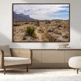 21606563-MGV-CV-36X24-Desert Mountain Wall Art – Southwest Landscape Photography Canvas Print, Rustic Nature Artwork Scenic Western Decor for Living